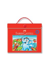 Resim Faber Plastik Çantalı Pastel Boya 24 Lü 