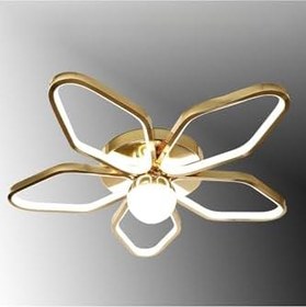 Resim TT AYDINLATMA TT337-SR TT Aydınlatma 3 Renk Modüllü Toplu Sarı Kaplama Plafonyer Led Avize Sarı 