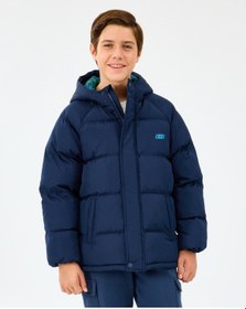 Resim Skechers B Puffer Jacket Büyük Erkek Çocuk Lacivert Mont Sk2520054-3601 Lacivert 