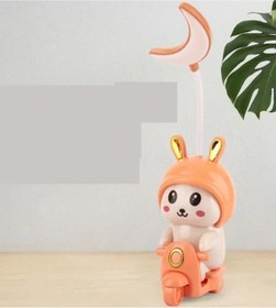 Resim online store Sevimli Tavşan Figürlü Kalem Traşlı Led Işıklı Şarjlı Çocuk Gece Lambası Hediye Masa Lambası 