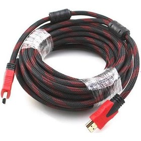 Resim 20M Metre Hdmi Kablo Full Hd Hdmi Altin Kaplama İpli Çift Filtreli 