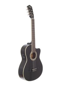 Resim Carissa Cg-160ce Bk Siyah Renk Elektro Klasik Gitar 