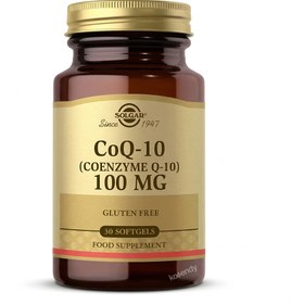 Resim Solgar - Coenzyme Q-10 100mg 60 Kapsül (Koenzim Q-10 İçeren Yumuşak Jelatin Kapsül Gıda Takviyesi) 