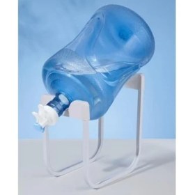 Resim Damacana Musluk Başlığı ve Metal Ayak Stand Seti, Pratik Su Alma Aparatı, Paslanmaz Metal Stand, Her Boy Damacanaya Uyumlu, Kolay Montajlı, Ev ve Ofis Için 