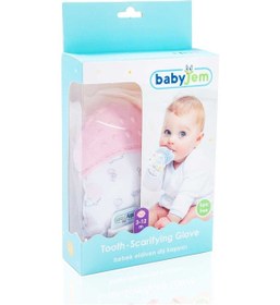 Resim BabyJem Diş Kaşıyıcı Eldiven Kirpi Pembe 