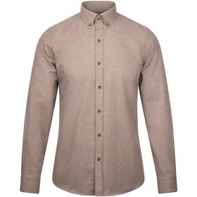 Resim Kahverengi Slim Fit Uzun Kollu Düğmeli Yaka Pamuklu Gömlek 24d190000051 C21 1852644 Kahverengi 