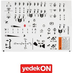 Resim AGCO Dekoratif Etiket - Valtra | VA340327 