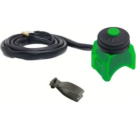 Resim Cloudstore Yeşil 22mm Universal Motosiklet Stop Switch Gidon Kumanda Kill Şalteri Horn Butonu 