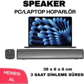 Resim Charge Plus Mini Soundbar Speaker – 3 Saat Çalma Süresi, Kutulu, 39 Cm Kompakt Boyut 