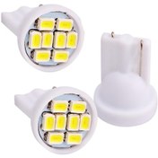 Resim Zhltools T10 8 Beyaz Ledli Otomobil Park Ampulü 3 lü paket 