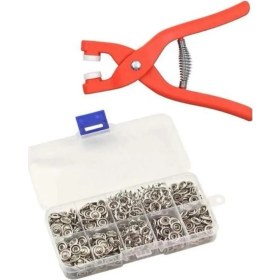 Resim 9.5 mm Plastik Çıt Çıt, El, Set- Gömlek ve Bebe Çıtçıt Montaj Seti Düğme 