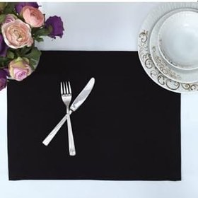 Resim Tropik Home Amerikan Servis Pamuklu Siyah Renkli Masa Ve Salon Sunum Supla 35x45 