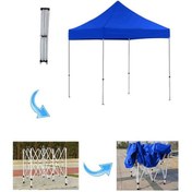 Resim Reyo 3x2 Mavi Katlanabilir Makaslı Çardak Tente 