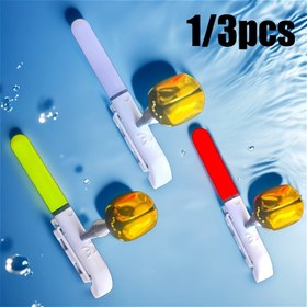 Resim 1/3 adet Balıkçılık Parlayan Çubuklar Zillerle - LED Gece Flaş Işığı & Buzzer Alarmı, Pille Çalışan (Piller Dahil Değildir) Gece Balıkçılığı için, ABS Malzeme, Noel, Sevgililer Günü, Büyükbabalar Günü, Babalar Günü Hediyeleri için İdeal, Balıkçılık Aksesuarları, Pil Olmadan, Olmadan 