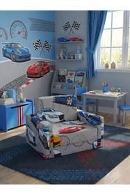 Resim LENSA HOME Çocuk Yatağı Komple Sünger Katlanabilir Koltuklu-(0-4 YAŞ)%100 Pamuklu Kumaş 