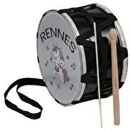 Resim Rennes DVL-33BRW Örf Aletleri Özel Tasarım Çocuk Davulu 30 CM 