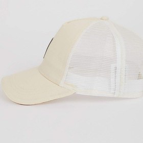 Resim DeFacto Erkek Etiket Baskılı Dokuma Beyzbol Basketbol Şapkası B7990AX25SMER151 