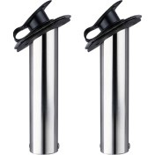 Resim VintageVo Balıkçı Çubuk Tutucu Paslanmaz Çelik Gömülü Balıkçı Çubuk Tutucu Deniz Tekne Aksesuarları, 90 Derece, 2 Pcs (Yurt Dışından) 