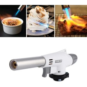 Resim Ankaverse® 1300°C Çok Amaçlı Gaz Torch Çakmak - Mutfak, Mangal, Lehimleme Pürmüz Alev Tabancası 