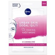 Resim Nivea Urban Skin Doğal Işıltı Kağıt Maske 