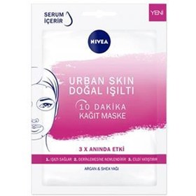 Resim Nivea Urban Skin Doğal Işıltı Kağıt Maske 