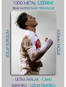 Resim Metal Baskı, Kenan Yıldız, Türkiye Milli Takım - Parlak Dekoratif Sporcu Duvar Tablosu 