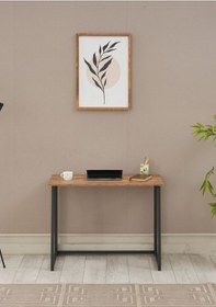 Resim Tek Kanatlı Katlanır Masa 100x50x75 Siyah 