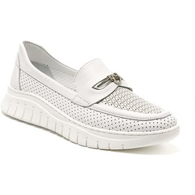 Resim Oxford Klasik Kadın Mar-25y-192-208 John May Beyaz Baskı Beyaz 