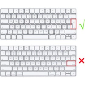 Resim Magic Keyboard 2 Uyumlu Klavye Koruyucu Türkçe Baskı Model A1644 Şeffaf 
