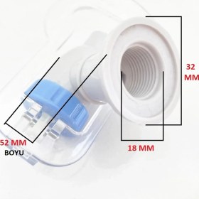 Resim Arow Su Sebili Musluğu Soğuk Mavi Sicak Kirmizi Ithal Kısa Ölçülere Dikkat Ediniz 