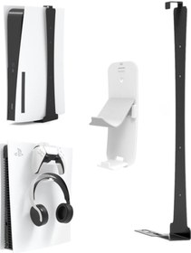 Resim Jys-p5149 Ps5 Duvar Braketi Depolama Kanca Takım Oyun Konsolu Depolama Braketi 