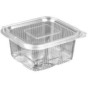 Resim COLYAMBALAJ Sızdırmaz Kap 500 cc / Kullan At Tek Kullanımlık Plastik Kapaklı Kase / 25 ADET 