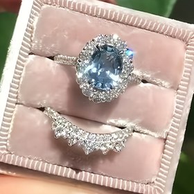 Resim 2 Adet Zarif Takı Serisi Kadınlar İçin Eşsiz Aksesuarlar Nişan Partisi Düğün Takı Hediyeleri - Her Durum İçin Ebedi Aksesuarlar 