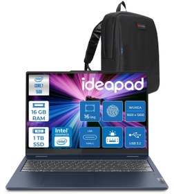 Resim LENOVO ıdeapad 5 16IRU9 150U 16GB 1tb SSD 16" Wuxga 300NITS Freedos+Pen 883DU0052TR03+ZETTAÇANTA 