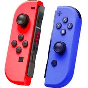 Resim Suofeng Nintendo Switch Kablosuz Joycon Kumandası - Uzaktan Uyandırma Özellikli Kırmızı Mavi 