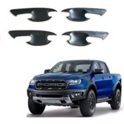 Resim Ebal Otomotiv Ford Ranger Mat Siyah Kapı Kolu İç Kaplama 4 Prç 2015 Sonrası 