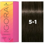 Resim Igora Vibrance Amonyaksız Parlak Saç Boyası 60ml - 5-1 Açık Kahve Sandre 