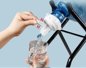 Resim Güvenlikli Damacana Başlığı Kapağı Su Doldurma Aparatı 