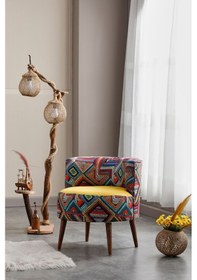 Resim Azra Mobilya Sydney Çay Seti Koltuk Takımı - Cafe, Ofis, Balkon, Kafe, Bahçe, Ofis, Salon Mobilyası Karışık Sarı 