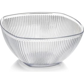 Resim Braventa Collection Ultraform Barok Kare Salata Kasesi Orta Şeffaf 