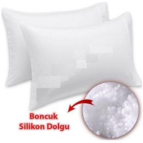 Resim Otel Tipi Boncuk Silikonlu Yastık Akfil 63 Tel Dokuma %100 Pamuk 50 x 70 CM 5 Adet 