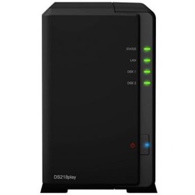 Resim Synology DS218 Play NAS Depolama Ünitesi 