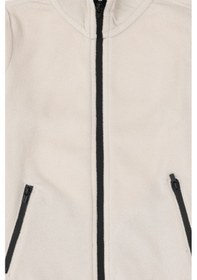 Resim U.S. Polo Assn. - Erkek Çocuk Fermuarlı Taş Polar Sweatshirt 50298067-VR049 
