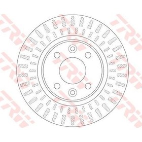 Resim TRW DF6534 FREN DİSKİ ÖN CLIO IV 13- CLIO SYMBOL II 12- TWINGO II 