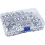 Resim Guangdong Spirit 1250X Karışık 5 Model Bared Bootlace Yüksük Kiti 2.5 -16 mm Yalıtımsız Elektrik Sıkma Kablosu Kablo Uç Terminali 