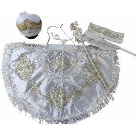 Resim Sünnet Kıyafeti Seti Krem-lacivert 6 Parça SN -1546 