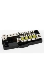 Resim Qline 4 Çıkışlı Sigortalı Voltaj Blok Dağıtıcı Qfh-62 