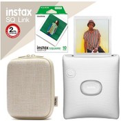 Resim Fujifilm Instax SQ Link Ex D Akıllı Telefon Yazıcısı + Seti 3 Beyaz 