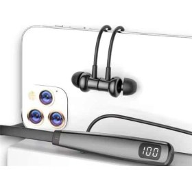 Resim Y12 Kablolu Kulakiçi Silikonlu Bluetooth Kulaklık 
