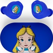 Resim Disney Alice Harikalar Diyarında Bluetooth Kulaklıklar Şarj Kılıflı - Dahili Mikrofonlu Kablosuz Kulaklıklar+30 Saate Kadar Çalma Süresi - Alice Harikalar Diyarında Kadınlar, Erkekler, Tüm Alice 